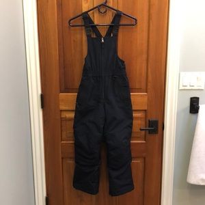 Lands’ End Kids Squall Snowpants Snow Pants size 8 Navy Blue